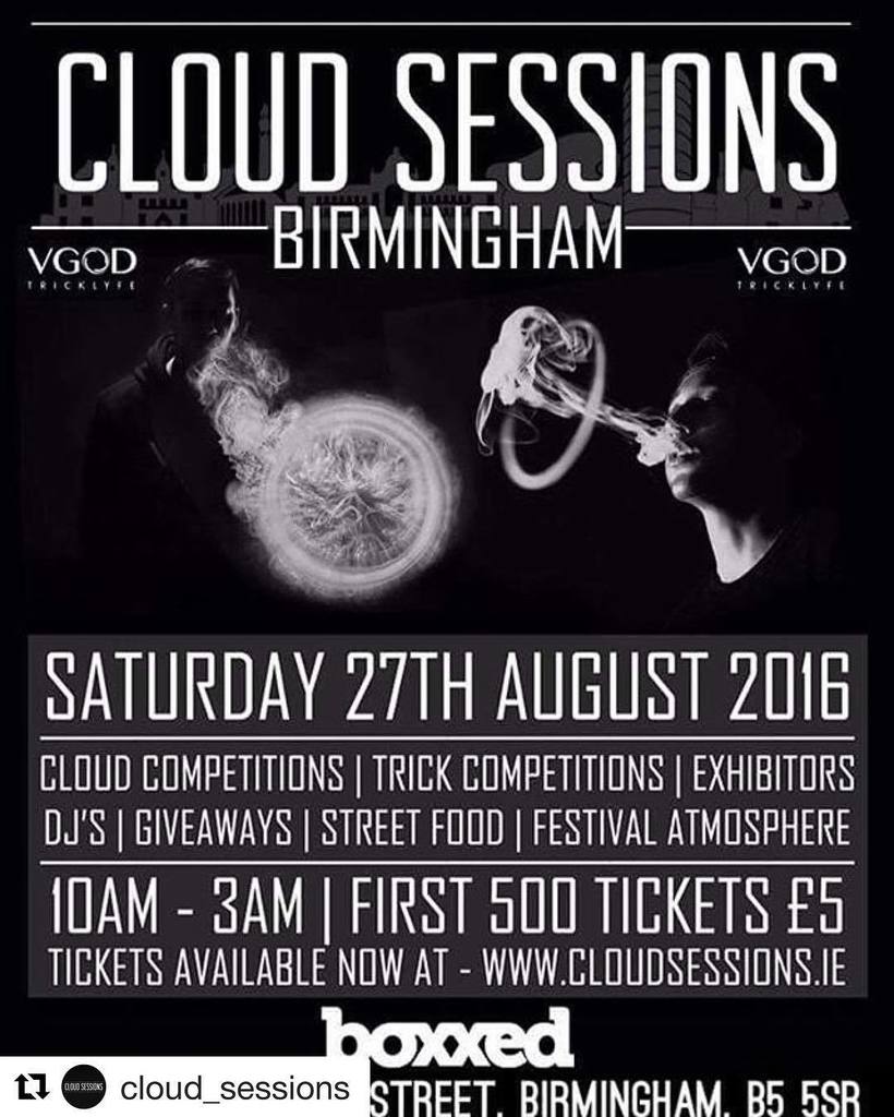 Download #vapefindr app for your free ticket and goodie bag! #Repost <a href="/cloud_sessions/">Cloud Sessions</a> with … ift.tt/2bjBIPO