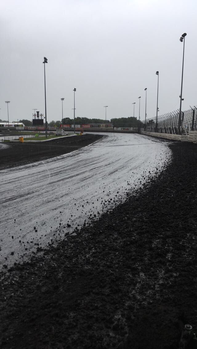 Mother Nature came for a visit this morning! <a href="/knoxvilleraces/">Knoxville Raceway</a> <a href="/KnoxvilleNats/">Knoxville Nationals</a> 💦💦