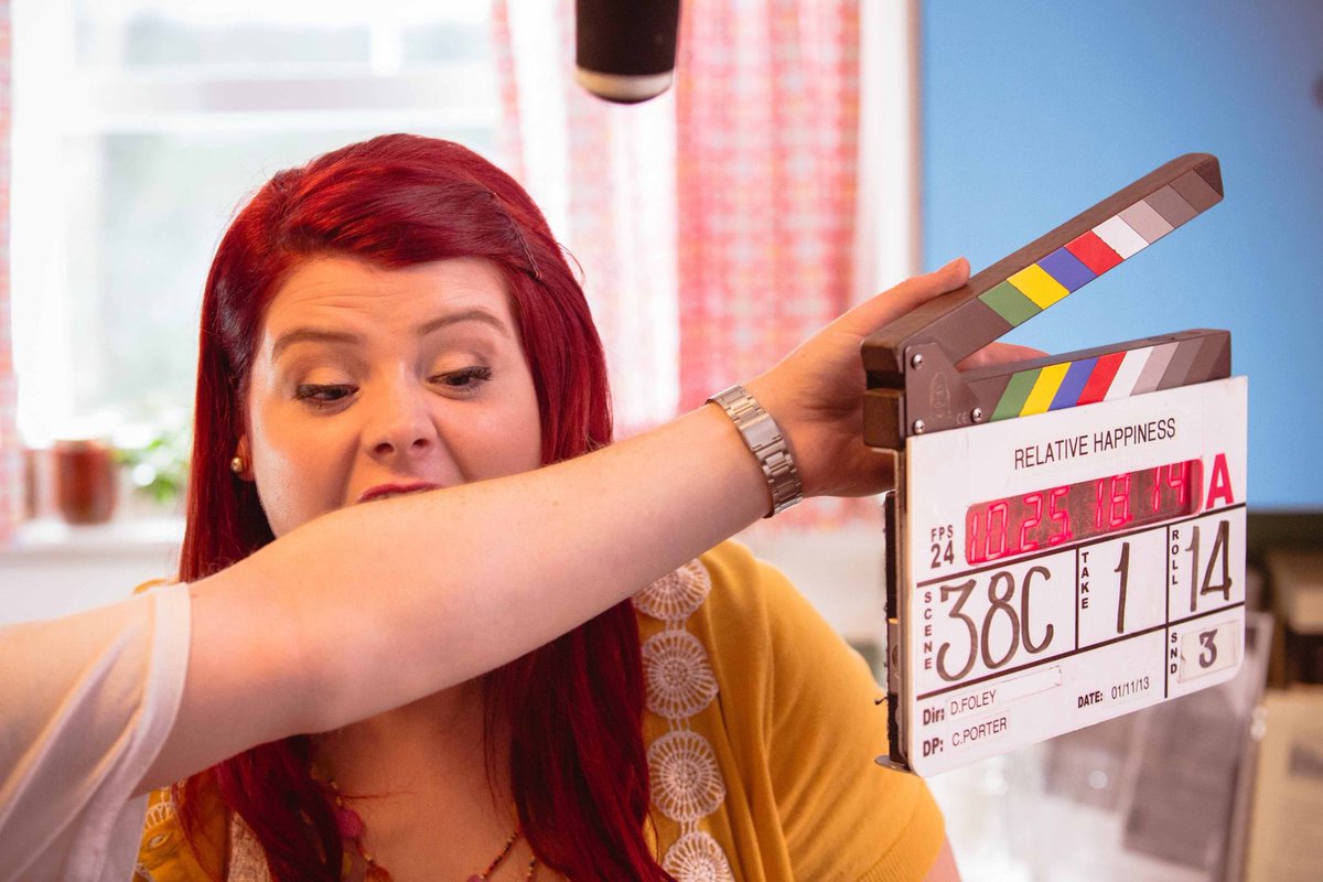 NimbusPub's tweet photo. #TBT to the time @melissabergland became Lexie Ivy in the movie adaptation of @LesleyCrewe's novel @RelativeHappy! https://t.co/sY1AzpP1Lj