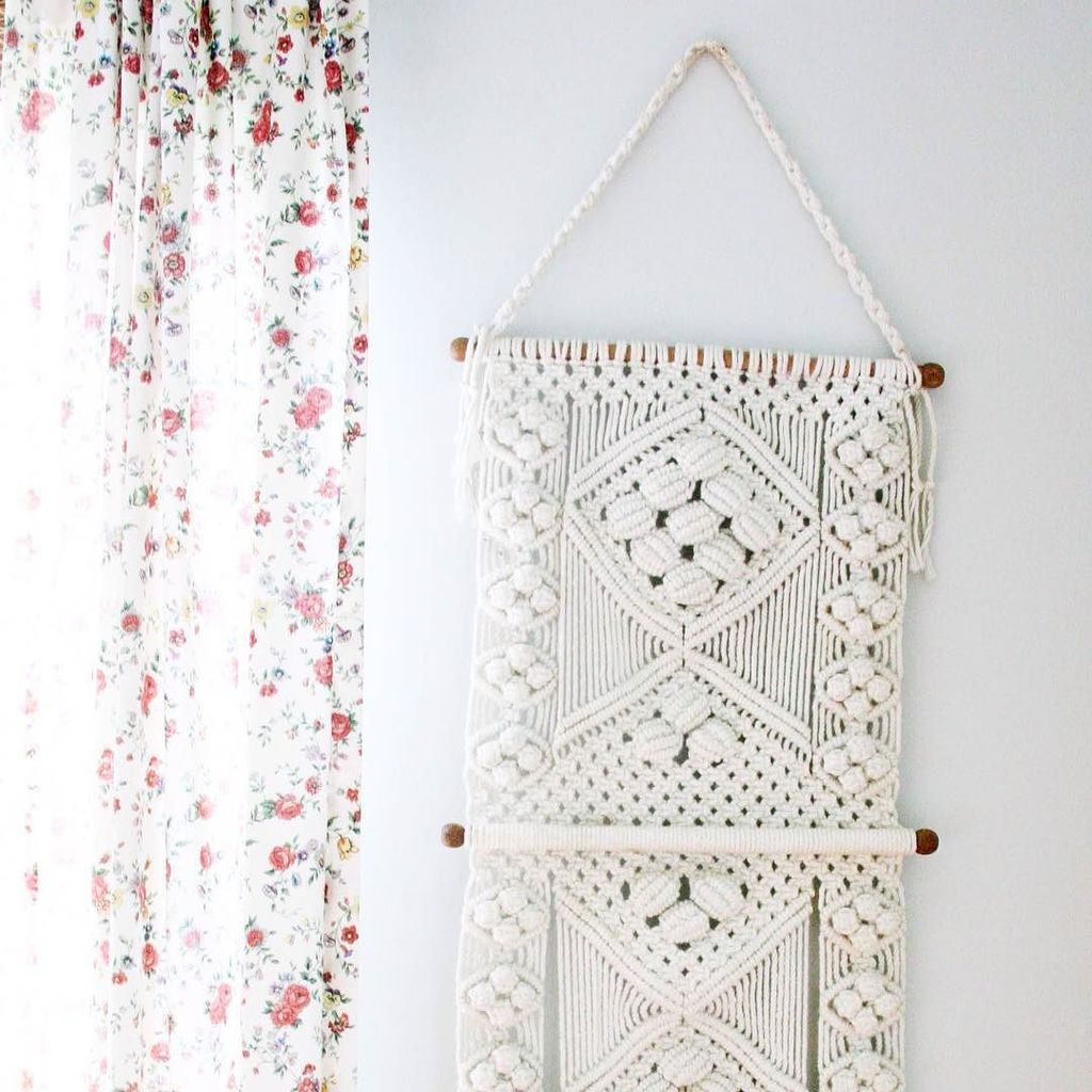 CraftivityD's tweet photo. This pretty #vintage #macrame was only $7 on the #127yardsale .
.
.
.
#ABMathome #calledto… https://t.co/if1QaztRQ4 https://t.co/cHuGxOPczK