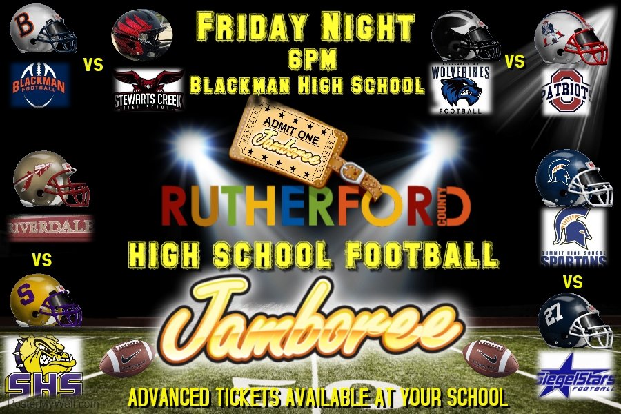 OhioTennBoy's tweet photo. @OHSPatsFootball #1 @smyrnafootball #3 @RHS_WarriorsFB #5 @BlackmanFtball #6 Come see 4 of the top 10 ranked teams. https://t.co/Dsr1LT8ppr