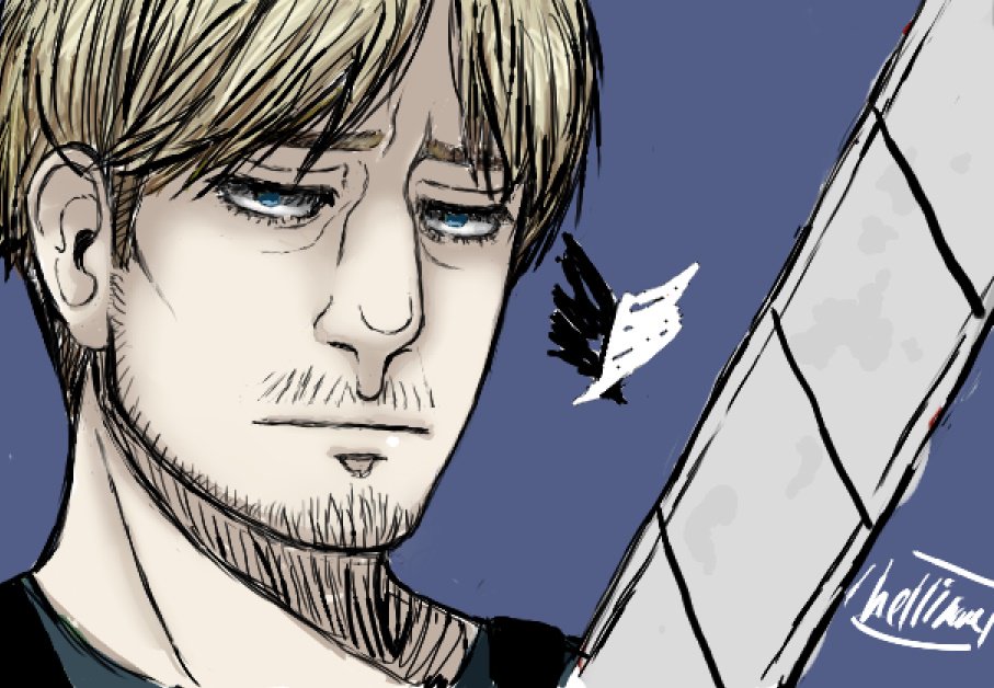 kelliscreative's tweet photo. Cleaned up Mike Zakarius art from Attack on Titan. #attackontitan #mikezakarius #art #digital #anime https://t.co/p2emDYr30f
