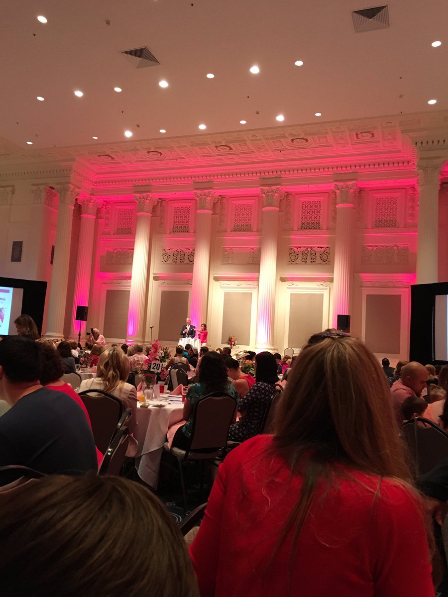 Decked in pink for Making Strides of Portland kickoff breakfast!  #targetvolunteers #makingstridesofportland