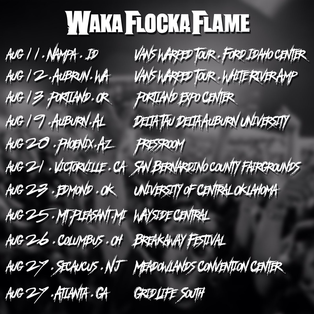 WakaFlocka's tweet photo. AUGUST 2016 📍#AlwaysOnTour  #LFJ4 OUT NOW 🔥🔥🔥 stream - #soundcloud  download - @savageapp https://t.co/vqyw1wbvB8