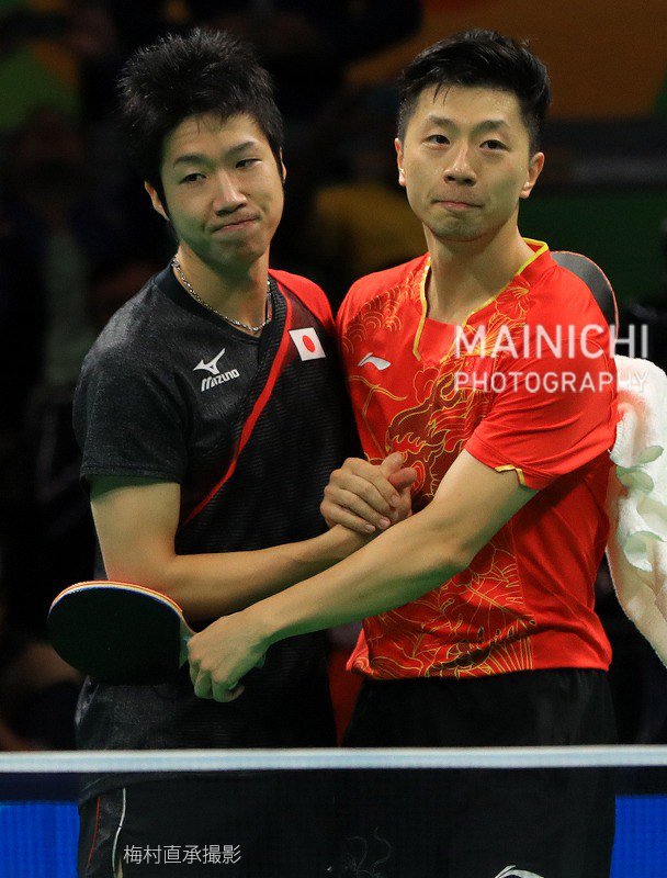 毎日新聞写真部 T Co Gcfxjk4bp3 リオ五輪卓球男子シングルスの水谷 隼は準決勝で中国の馬龍と対戦 粘りを見せましたが及びませんでした 同日の３位決定戦に臨みます