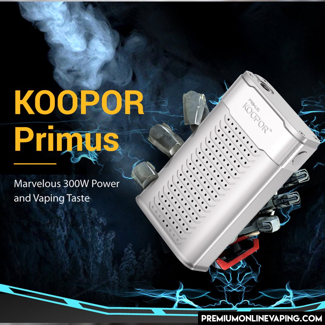 Now in stock: The #KooporPrimus - £44.99 @ PremiumOnlineVaping.com!
#Vape #VapeOn #VapeBeast #ECig #ELiquid #EJuice