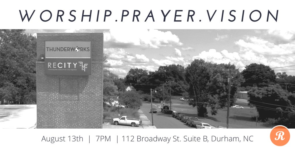 restorationdch's tweet photo. Join us this Saturday at the @recitynetwork so we can worship, pray, & cast vision together #godeeprcd #restoration https://t.co/ALxkRg4gX5