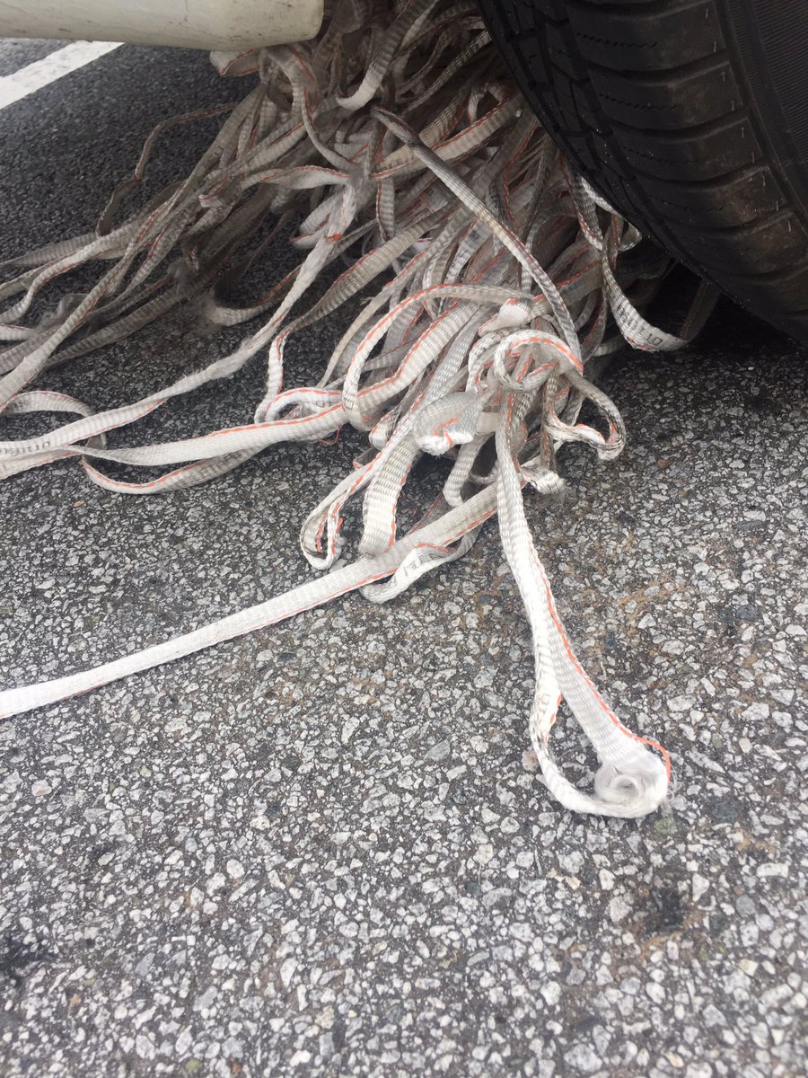 guys this pound of rope got stuck to my car yesterday.