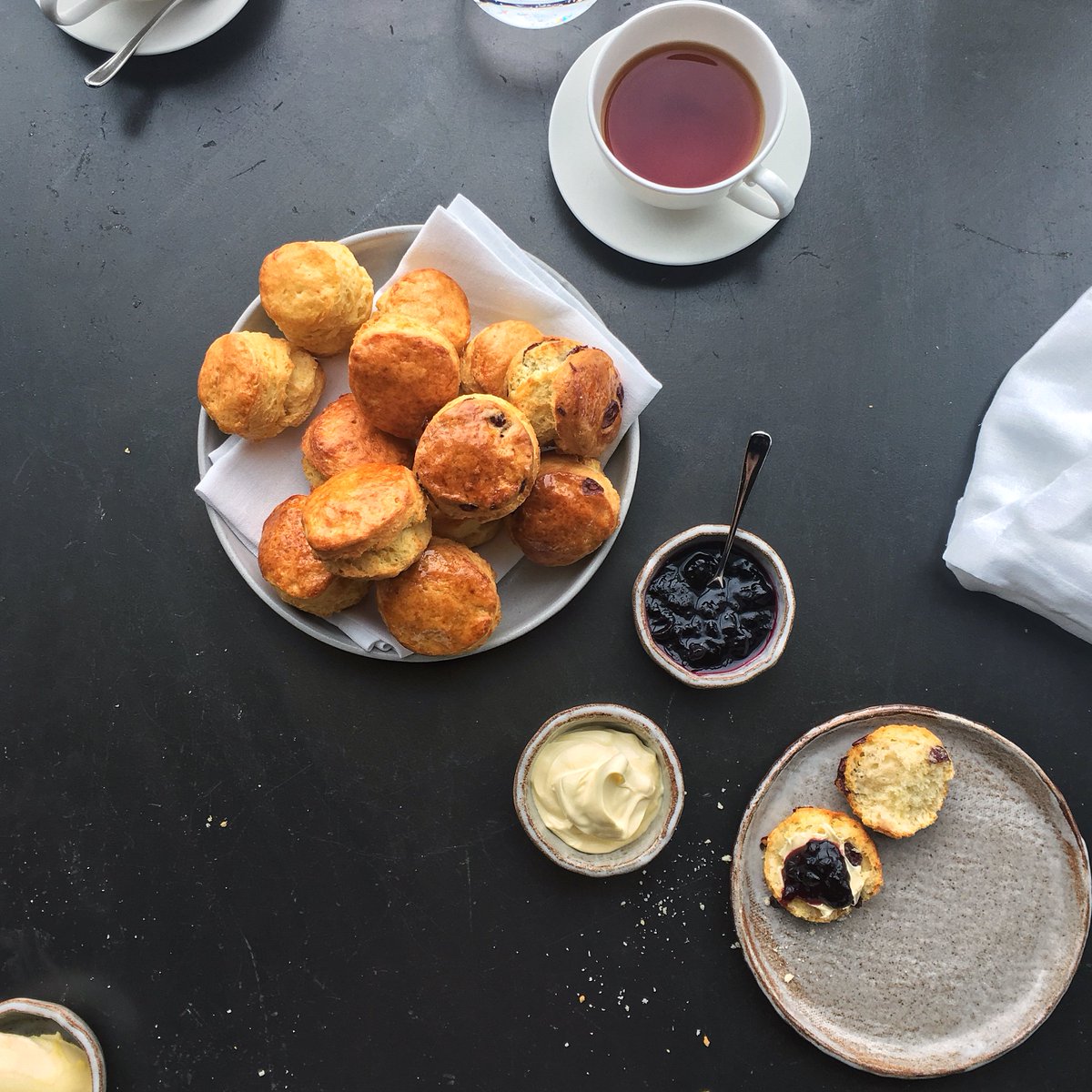 Happy #AfternoonTeaMonth everyone! Be quick, before it's scone!
