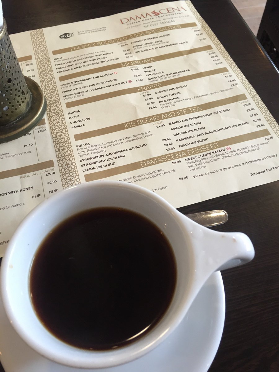 Quick coffee and grab a sandwich <a href="/Damascena_UK/">Damascena Coffee House</a> ❤️ This place #Lunch #Birmingham
