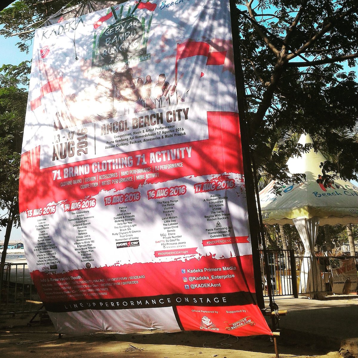 Promo OUTDOOR Event GEBYAR BAMBU RUNCING 2016 #ClothBEACHMarket 13-17aug'16 <a href="/ancolbeachcity/">Beach City International Stadium</a>