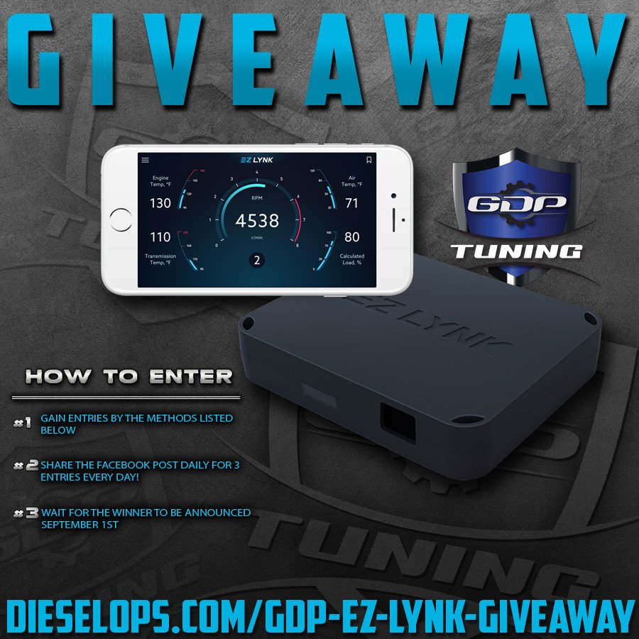 DieselOps's tweet photo. EZ Lynk Giveaway! #diesel #giveaway #ezlynk #GDPtuning #Powerstroke #powerstroke #dieselops #OffRoad https://t.co/WfHZylYR3G