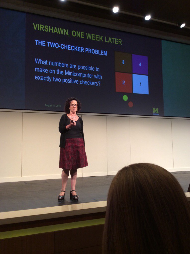 ChanelSidbury's tweet photo. Deborah Ball in NC!ย ย Keynote at Math Summit discussing the work of teaching. #DPSSecMath #TH5Math #th5 https://t.co/Nxplfz4PGb