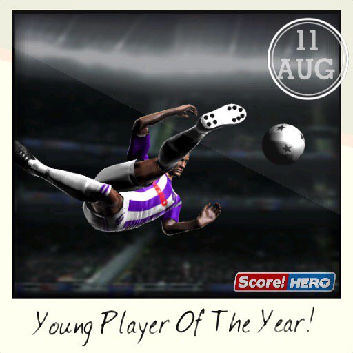 Young Player Of The Year! #scorehero itunes.apple.com/gb/app/Score!-…