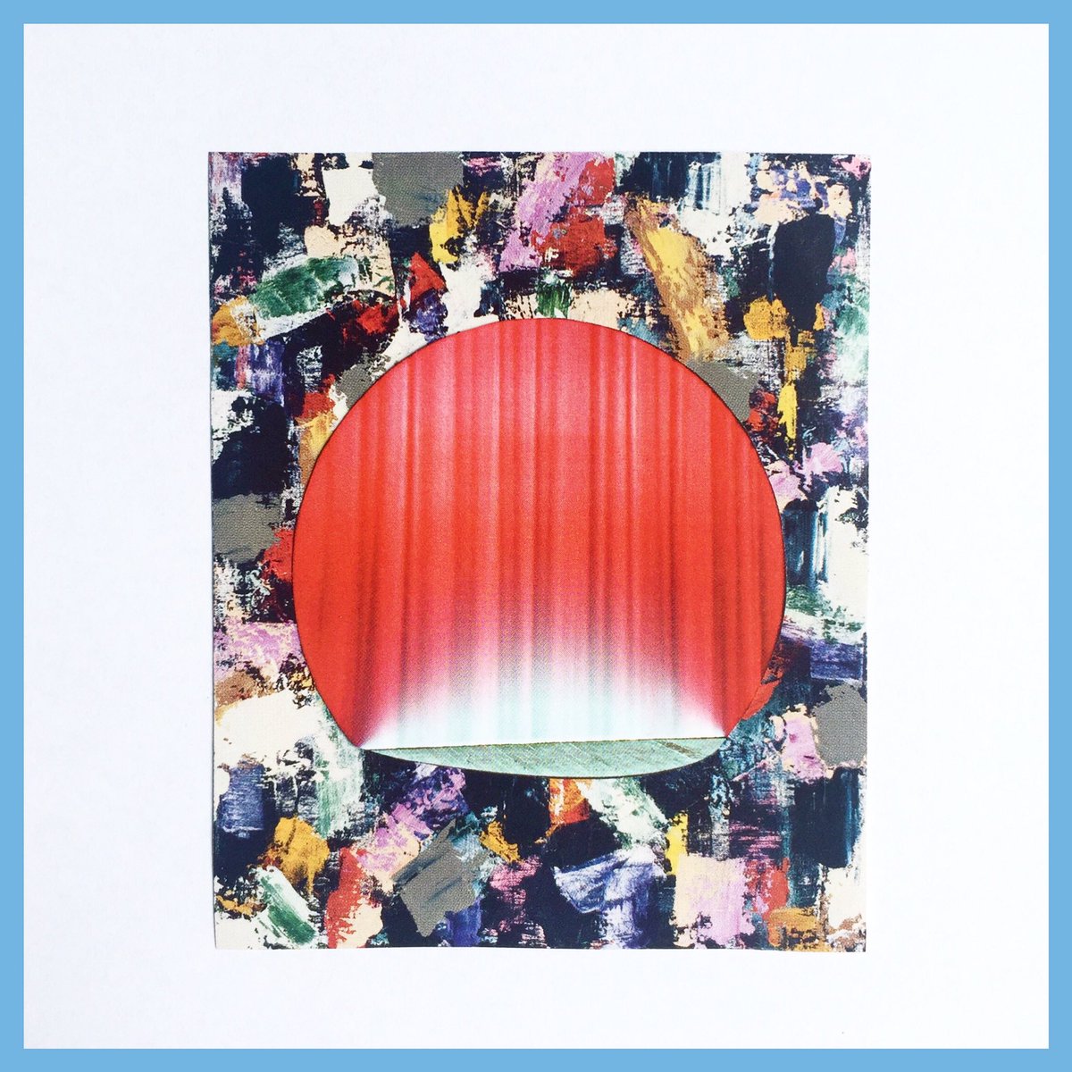 'Curtain Call', from the 'Stolen Masters' #collage series. #collageartist #artist #contemporaryart #modernart