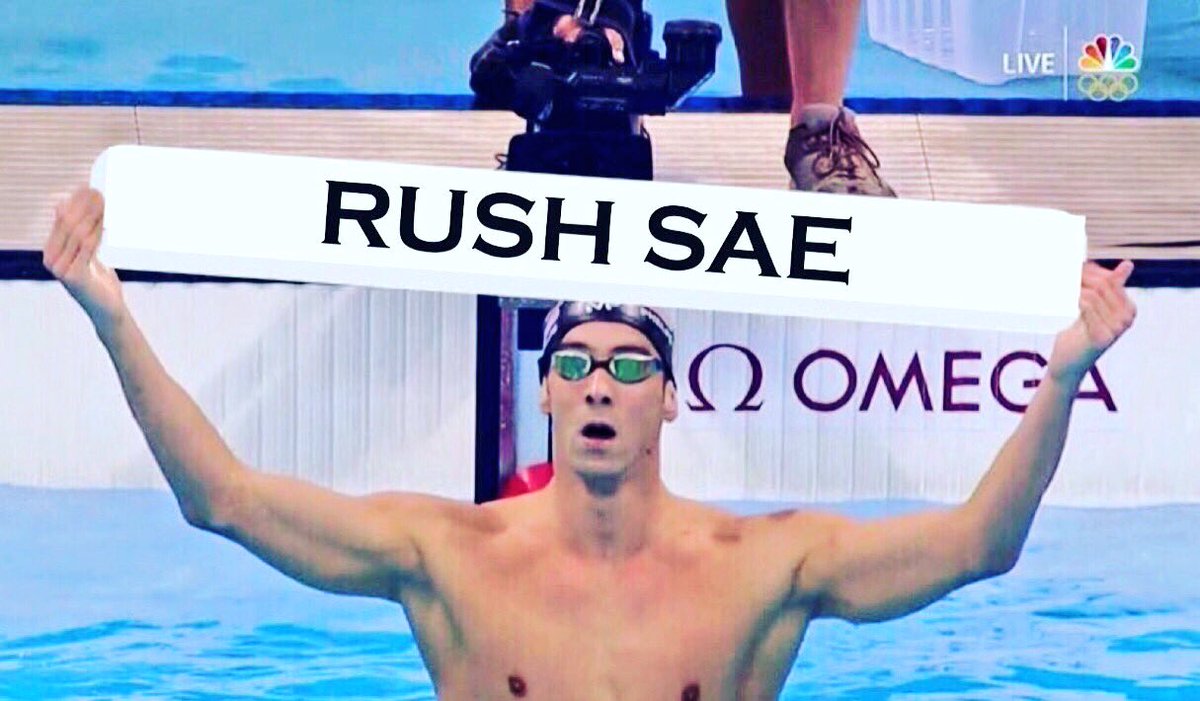 SAE_MWSU's tweet photo. Be your best.
Excel academically.
Serve the community.
Have the best social experience.
Take Michael Phelps' advice. https://t.co/S0DjB1SWVl