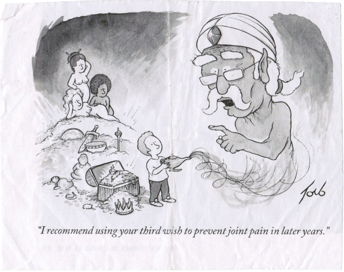 AssistedLivingD's tweet image. Use your wishes wisely!  #aginghumor