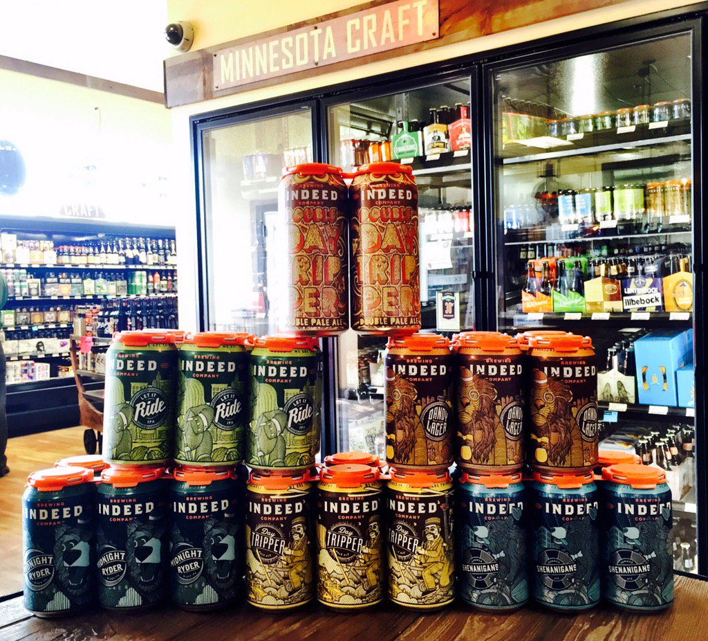 BridgeviewL's tweet photo. FREE BEER today! Derek from @indeedbrewing will be here from 4-6p pouring samples. #FMbeer #craftbeer #moorheadproud https://t.co/s4R1395i2J