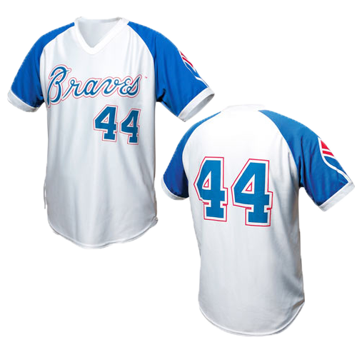 hank aaron braves shirt