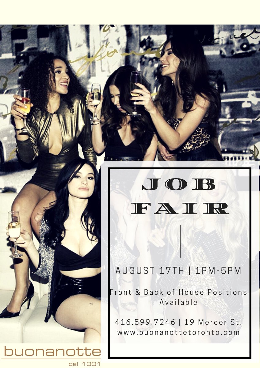 JOB FAIR | AUG 17th | 1-5PM
19 MERCER STREET