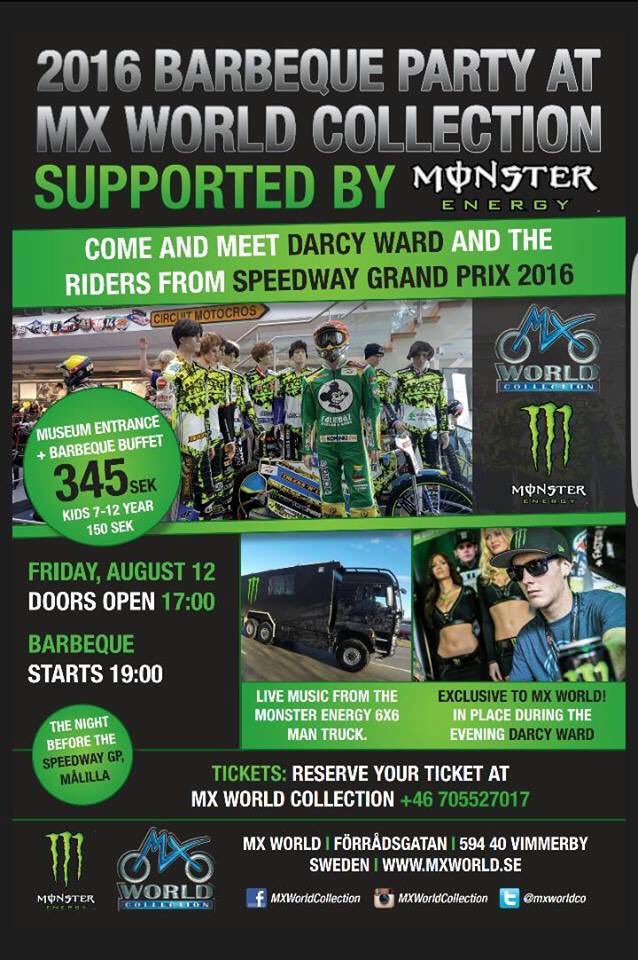 D_Dublu_racing's tweet photo. Come along to @mxworldco tomorrow night and hangout grab a photo. Would love to see my Swedish fans https://t.co/weahaWtcLi
