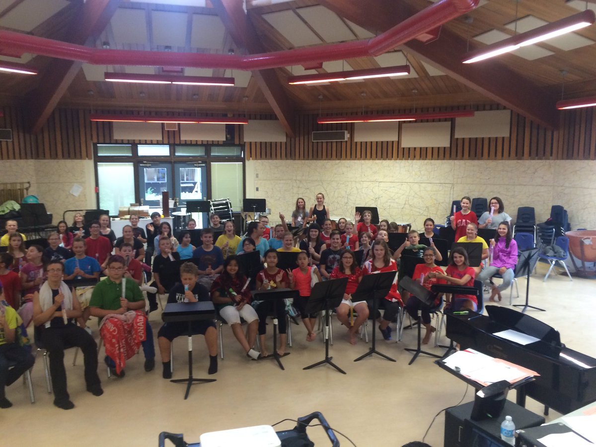 bourgey19's tweet photo. @TeamCanadaPR band camp Olympics in Yorkton,SK.  Kids having fun and cheering on Canada https://t.co/FVaIrfql7H