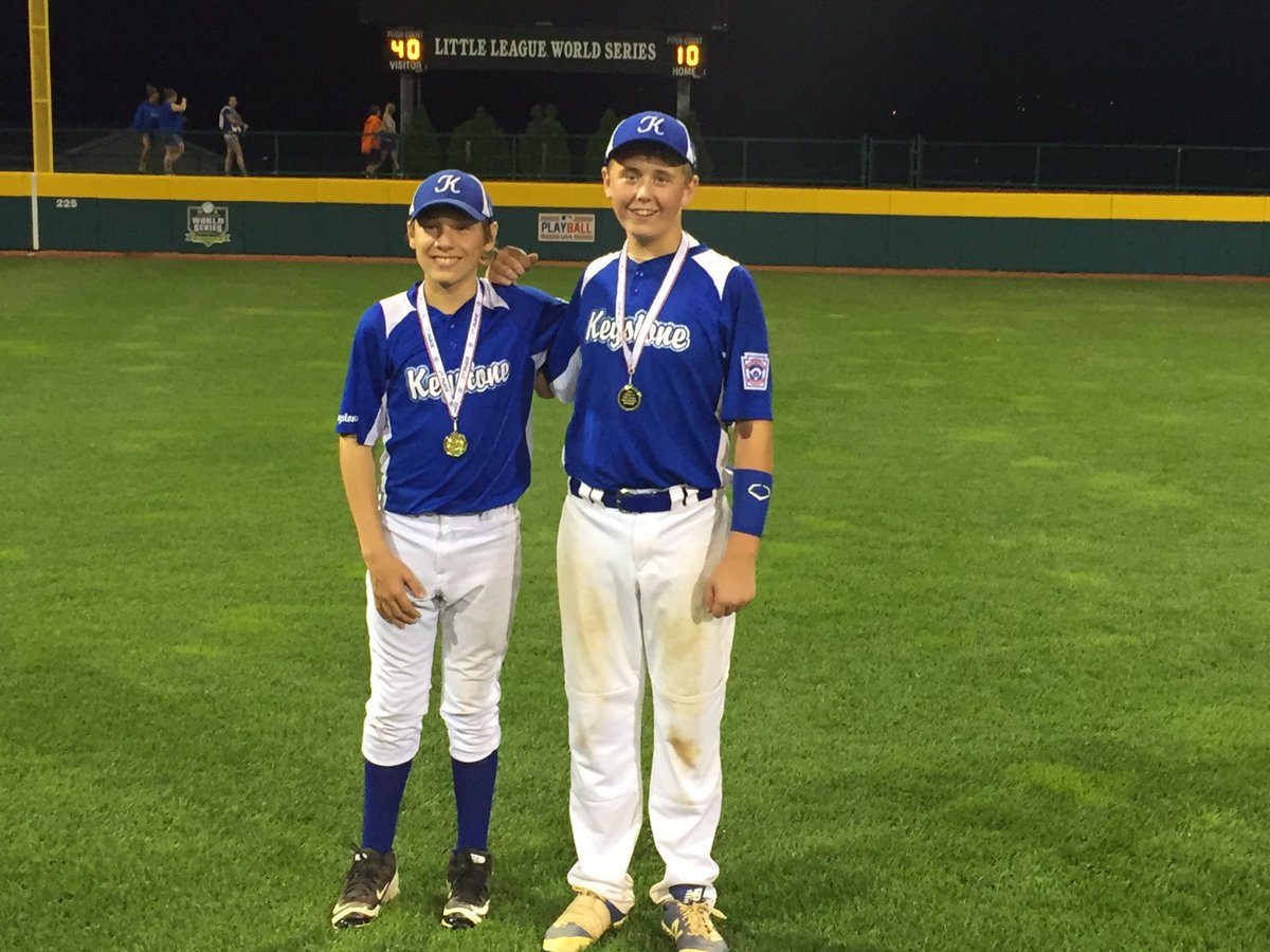 Central PA Cougars, Cayde McCloskey &amp; Aidan Major represent Keystone LL in the #LLWS MA Regional. #LLWS #champions