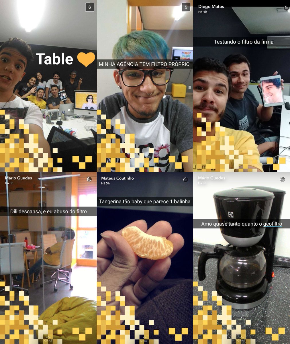 agenciaTable's tweet photo. Um filtro amarelo pra chamar de nosso! 💛 https://t.co/abGnHADJup