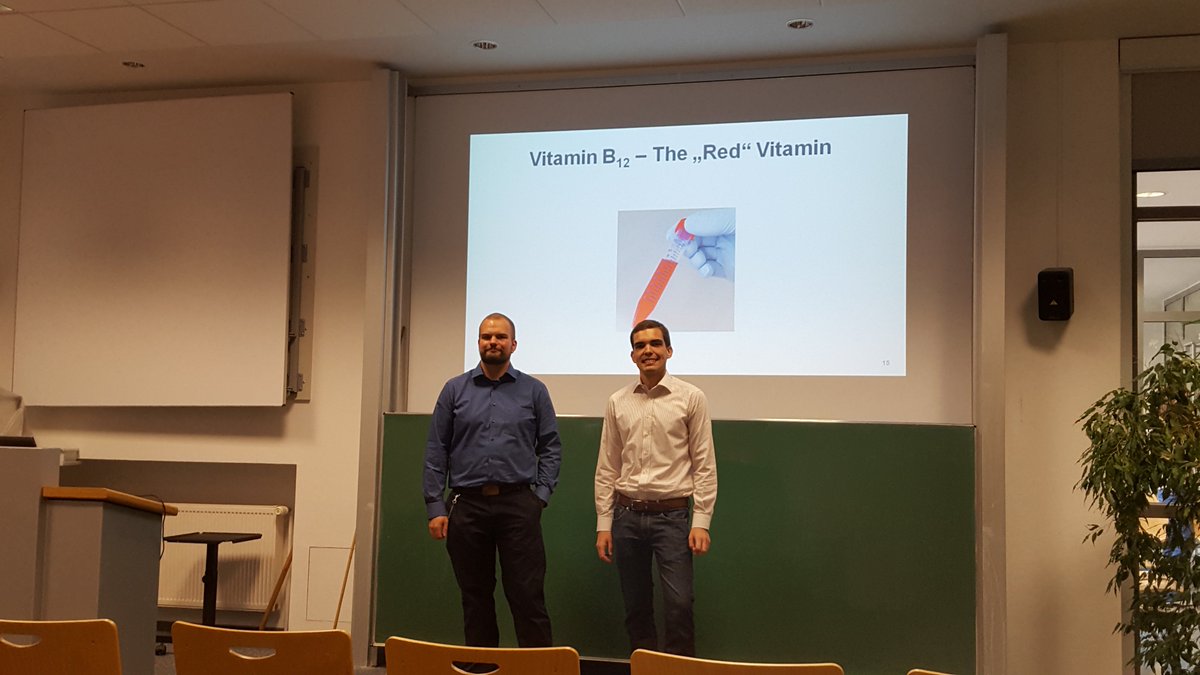 iGEM_Goettingen's tweet photo. First time ever that we presented our project to an audience of real grown up scientists... but finally we made it! https://t.co/bKhnQpdTqL