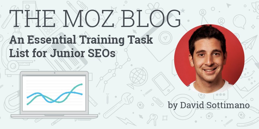 Moz's tweet photo. An Essential Training Task List for Junior SEOs https://t.co/rkz6AvWE0Y By @dsottimano https://t.co/AqXXgJeqkf