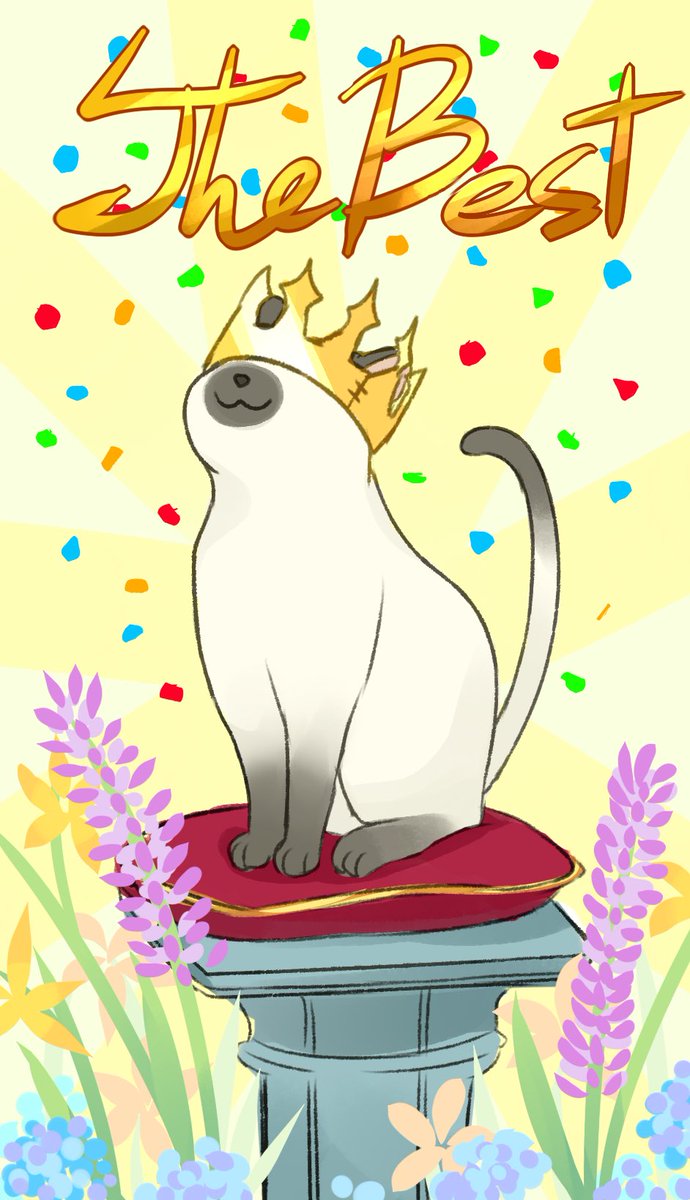 pillarsofcats's tweet photo. Boop is very proud to be The Best cat of Cat-A-Pillar! https://t.co/92sGLHfm6E