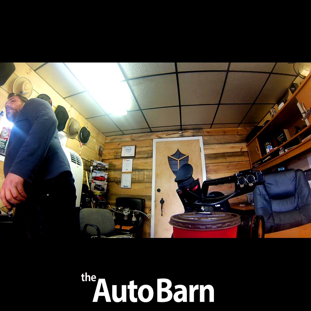 AutoBarnGroup's tweet image. The genius behind our great photography; Tony Fat Fingers gets prepped to work his magic. #GitRdoneFun tabg.ca