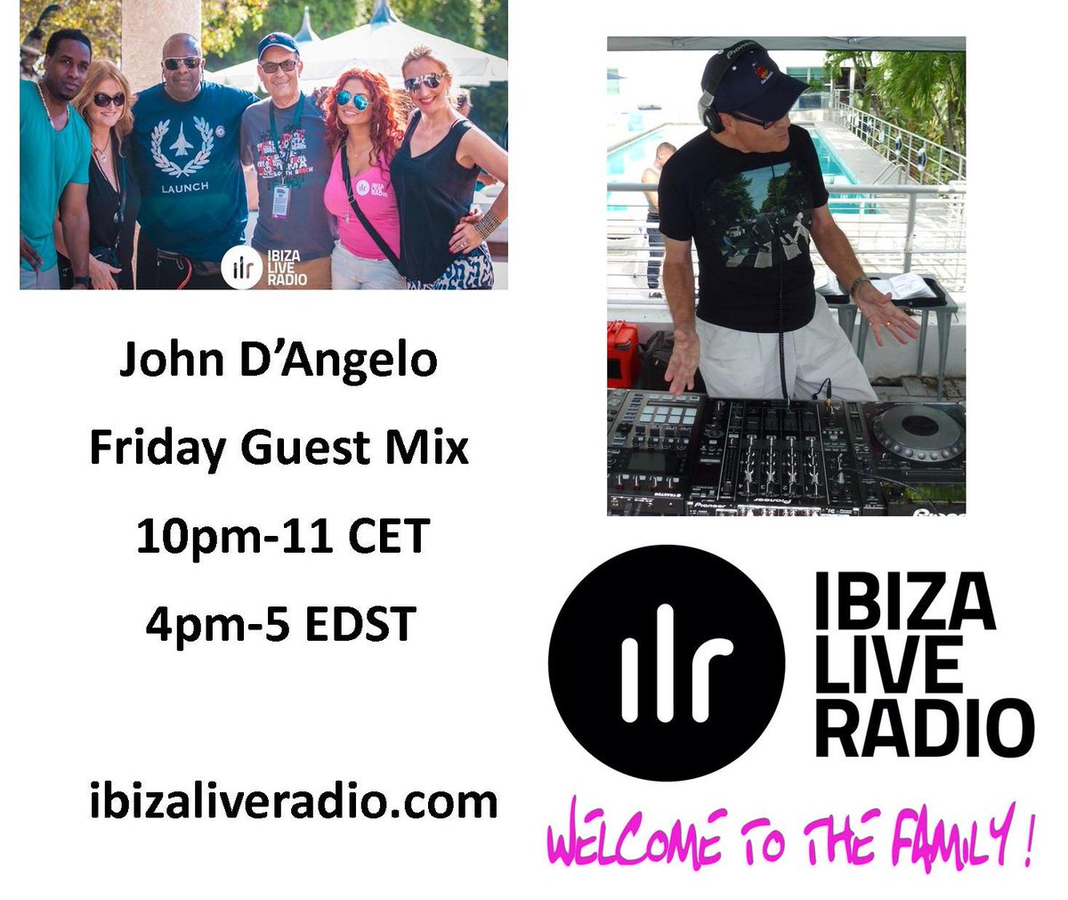 globalmediamix's tweet photo. #joinmyparty @ibizaliveradio Friday 10pm-11 CET (EU); 4pm-5 EDST USA @StannyAbram @bendeejay https://t.co/hg0QV38OBU https://t.co/XxPJ7gkcnj