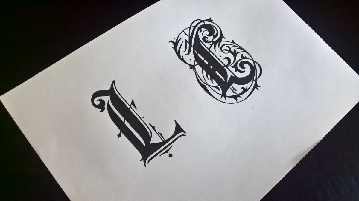 Lela_6277's tweet image. Some recent calligraphy pieces^^ #art #calligraphy #illhueminati #font #gothic #freehand #typography RTs appreciated