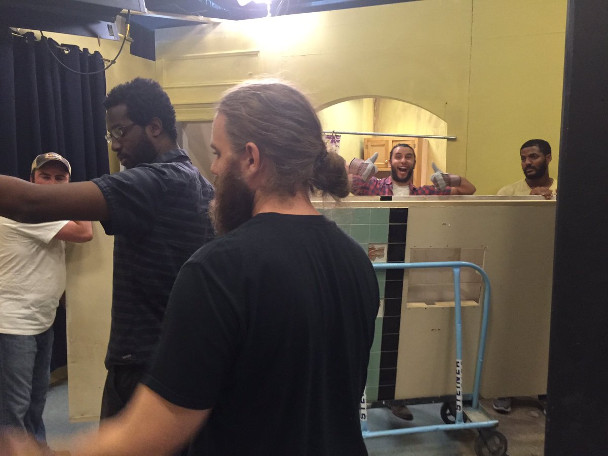 Included_Series's tweet photo. How many key grips does it take to move a flat? #setdesign #webseries #filmmaking https://t.co/x0MFtzD1tc