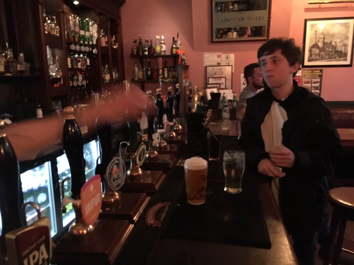 adrian_bocking's tweet image. Dylan buying me a nice pint - so proud