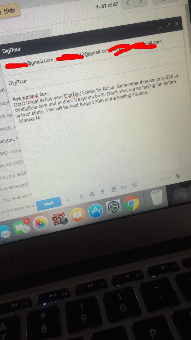 bieberdallasgrl's tweet photo. Email sent 😅✅ @DigiTourStreetT @DigiTour #DigitourSummer Boise, Idaho 🔥 https://t.co/rzPoPtp3FQ