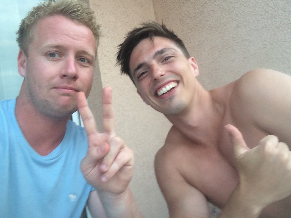 Dchalmers87's tweet photo. @AlisterNicho Just two young guys in Budva enjoying your coverage of the Rio Olympics - keep it up! @abcgrandstand https://t.co/5AgB5ZHk0G
