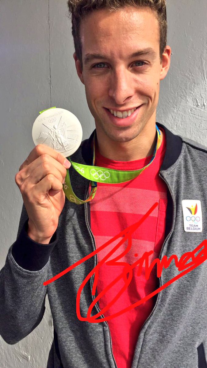 Olá Bélgica! <a href="/PieterTimmers/">Pieter Timmers</a> #ZilverenTimmers #Rio2016