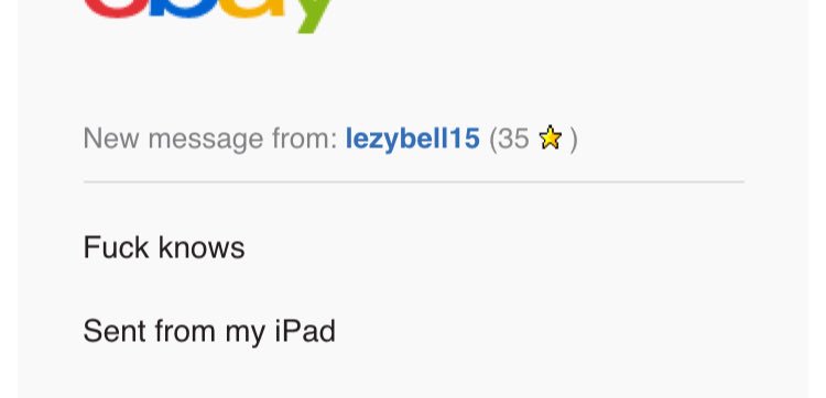 ALLY_TIERNEY's tweet image. Just asked this ebayer where an eyeliner I've ordered is 🙃🙃🙃🙃