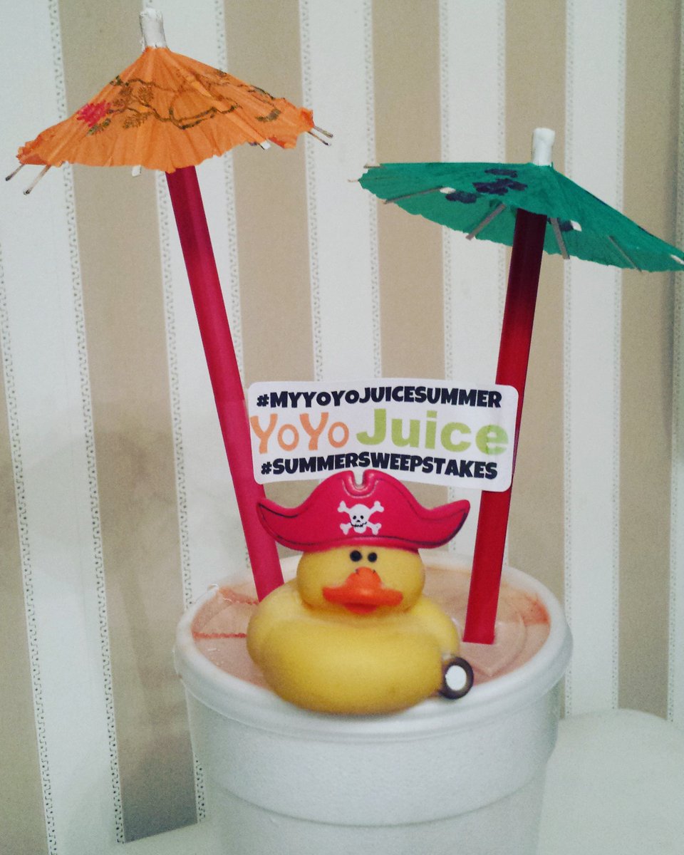 LadyMurph83's tweet photo. Arggg !!! @YoYoJuice #MyYoYoJuiceSummer #SummerSweepstakes #RubberDucky  #BestEver #Fruit #Smoothies https://t.co/nNw48b4gv6