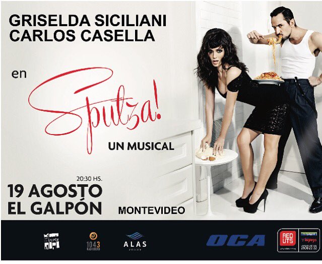 MarFueguina's tweet photo. 19 de agosto #SPUTZA EN montevideo... Teatro El GALPÓN
@grisici @carlitoscasella https://t.co/DS4NAMUJ9E