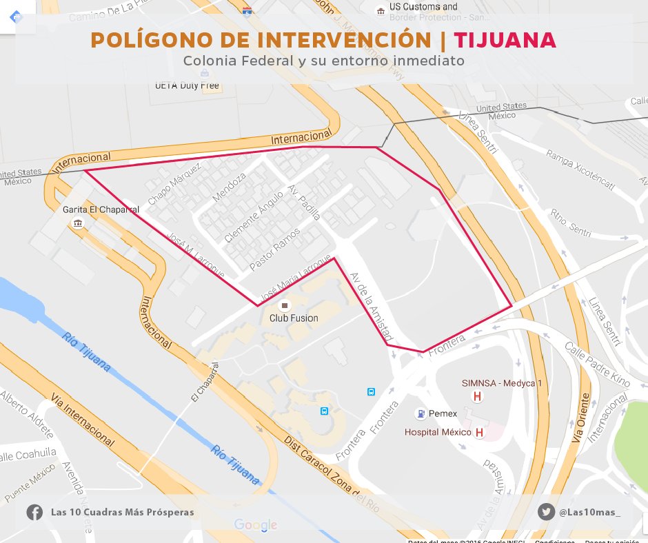 las10mas_'s tweet photo. La intervención #Las10Más en #Tijuana ya está en marcha. ¡Conoce en dónde trabajará la experta @Louise_Z_David! https://t.co/KCGBLyFpzD