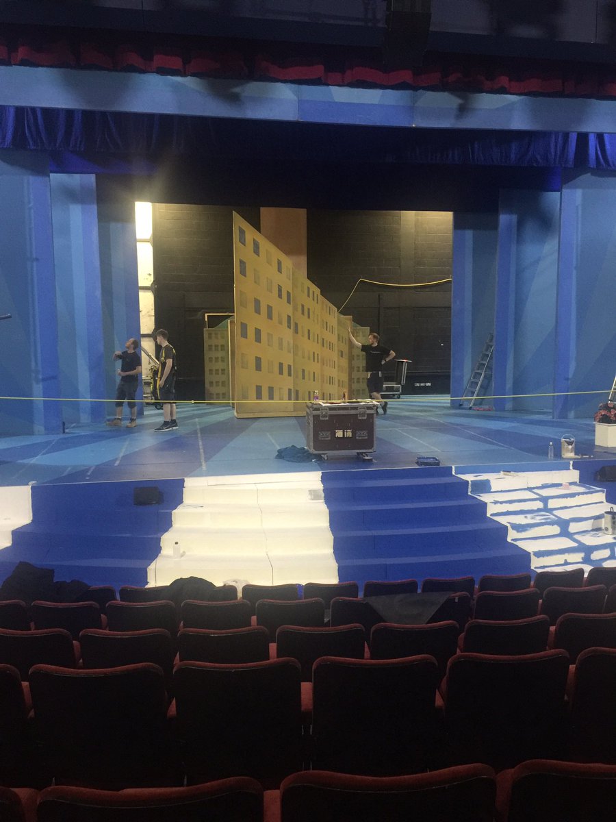 Sitting in the auditorium watching our amazing crew hard at work! We do have the BEST crew!!@GCTstevenageBS #GCTCrew