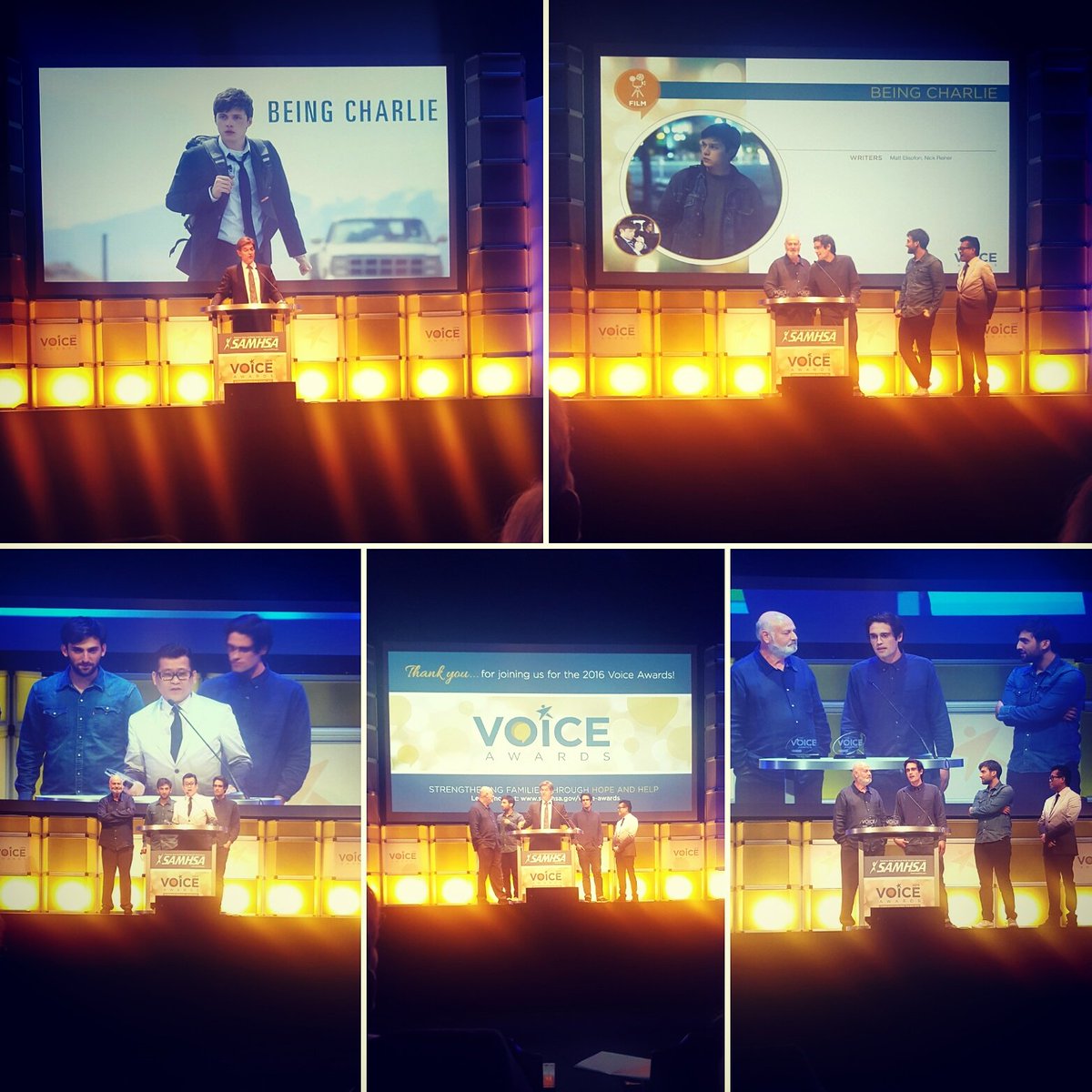 JorvaFilms's tweet photo. Congratulations to #BeingCharlie on their 2016 #VoiceAward! #sahmsa #castlerock #jorvaproductions https://t.co/aMuPfpkAKu