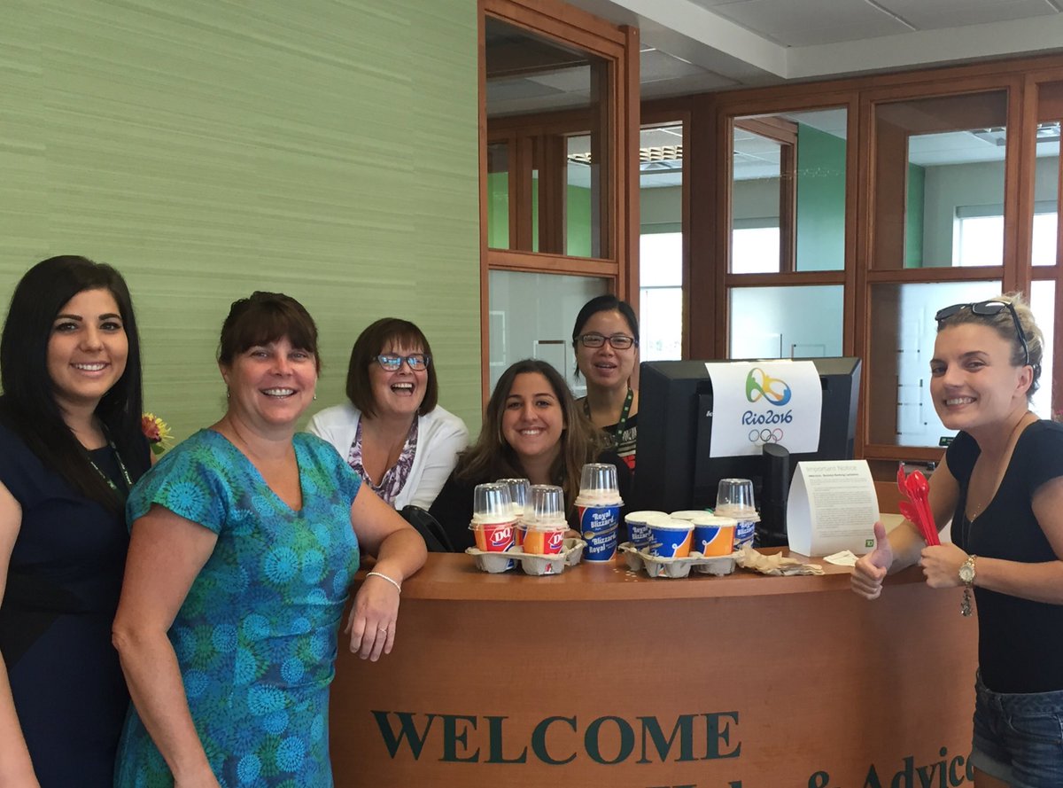 LeDonneM_E's tweet photo. Delicious way to raise money for #CMN ! And a special treat mmm #TDBinbrook, thanks @Jennic787 ! @CobyHawkins_TD https://t.co/7qJ7M52Qqy