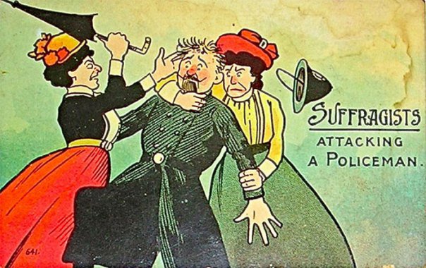 Perroverdeapp's tweet photo. "El Mundo se hundirá cuando las mujeres voten" y otras 14 mentiras de hace 100 años. https://t.co/jUMLxozbdu https://t.co/aYZX3yHXcT