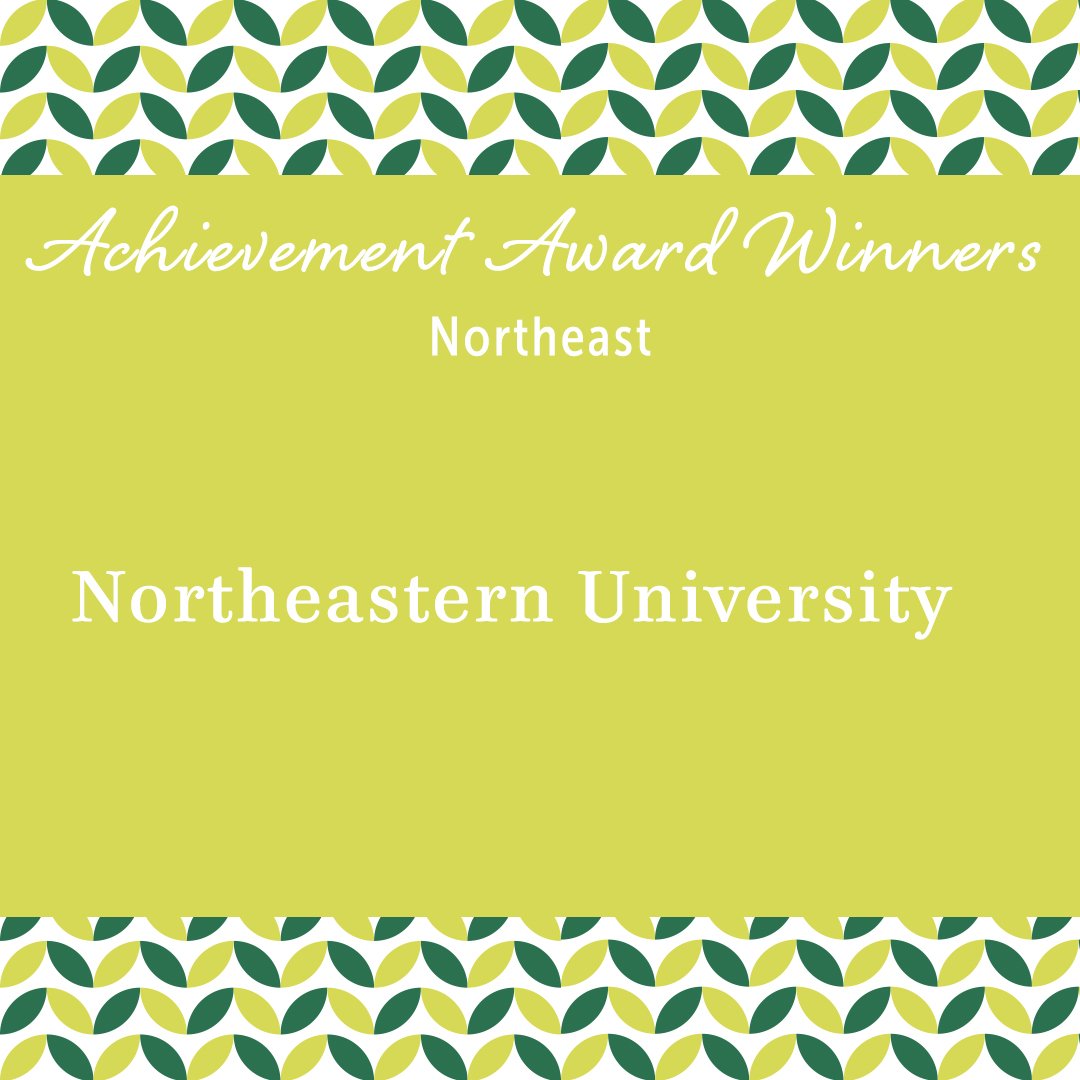 Congratulations to the winners of the NPC Achievement Award from the northeast region! #npcawards