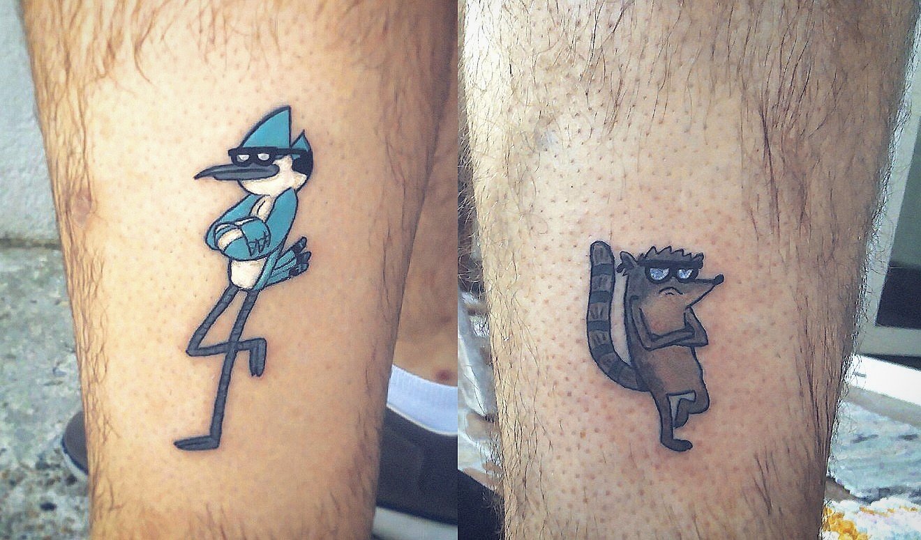 Cute matching Regular Show tattoos   Seething Ink Art  Facebook