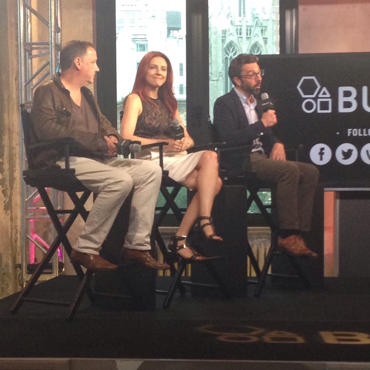 MufsinM's tweet photo. Discussing fashion with #PaulVanZyl, #JenniferZuccarini, and #KennethRichard. #FashionBranding #Fashion #BuildSeries https://t.co/ZNEJ5d9hhi